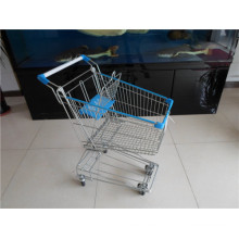 Carro de compras de supermercado de estilo asiático